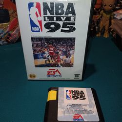 Sega Genesis Entertainment System Game "NBA  Live 95" ( Vintage 1994 ) 