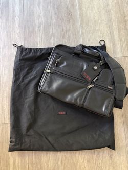 Tumi Alpha 3 Leather Briefcase $300
