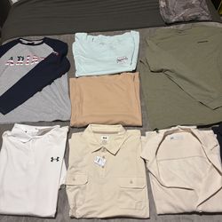 Mens XL Polos Long Sleeves & T-Shirts