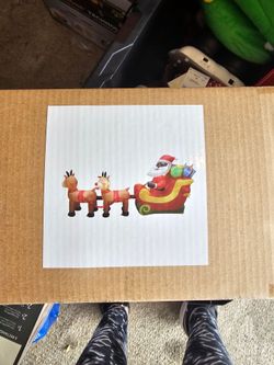 African American Santa Float