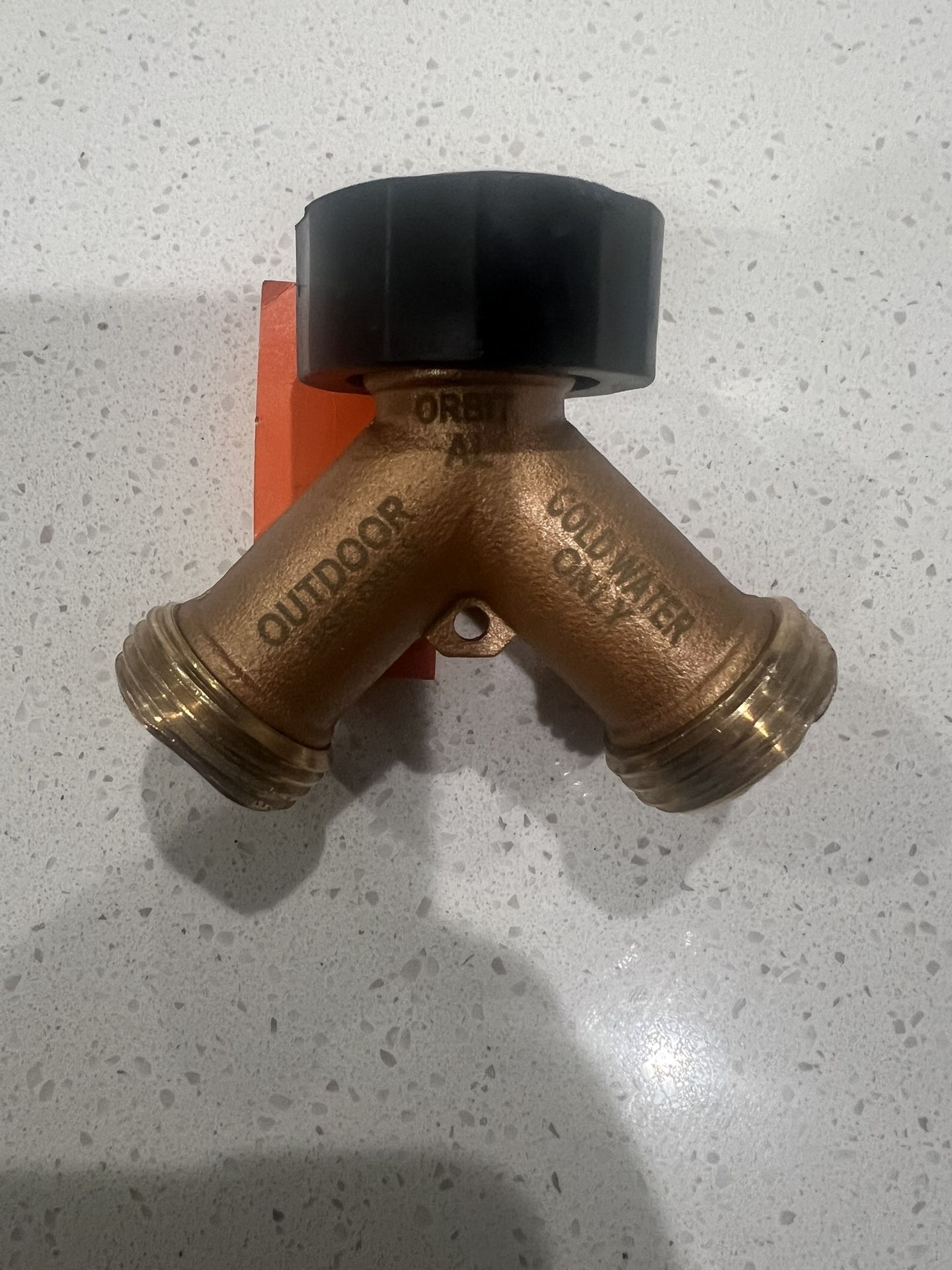 Brass 2-Way Faucet Adapter
