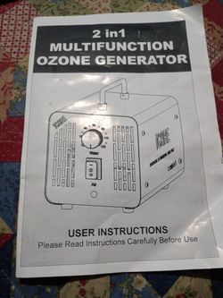New Ozone multifunction generator by icare.