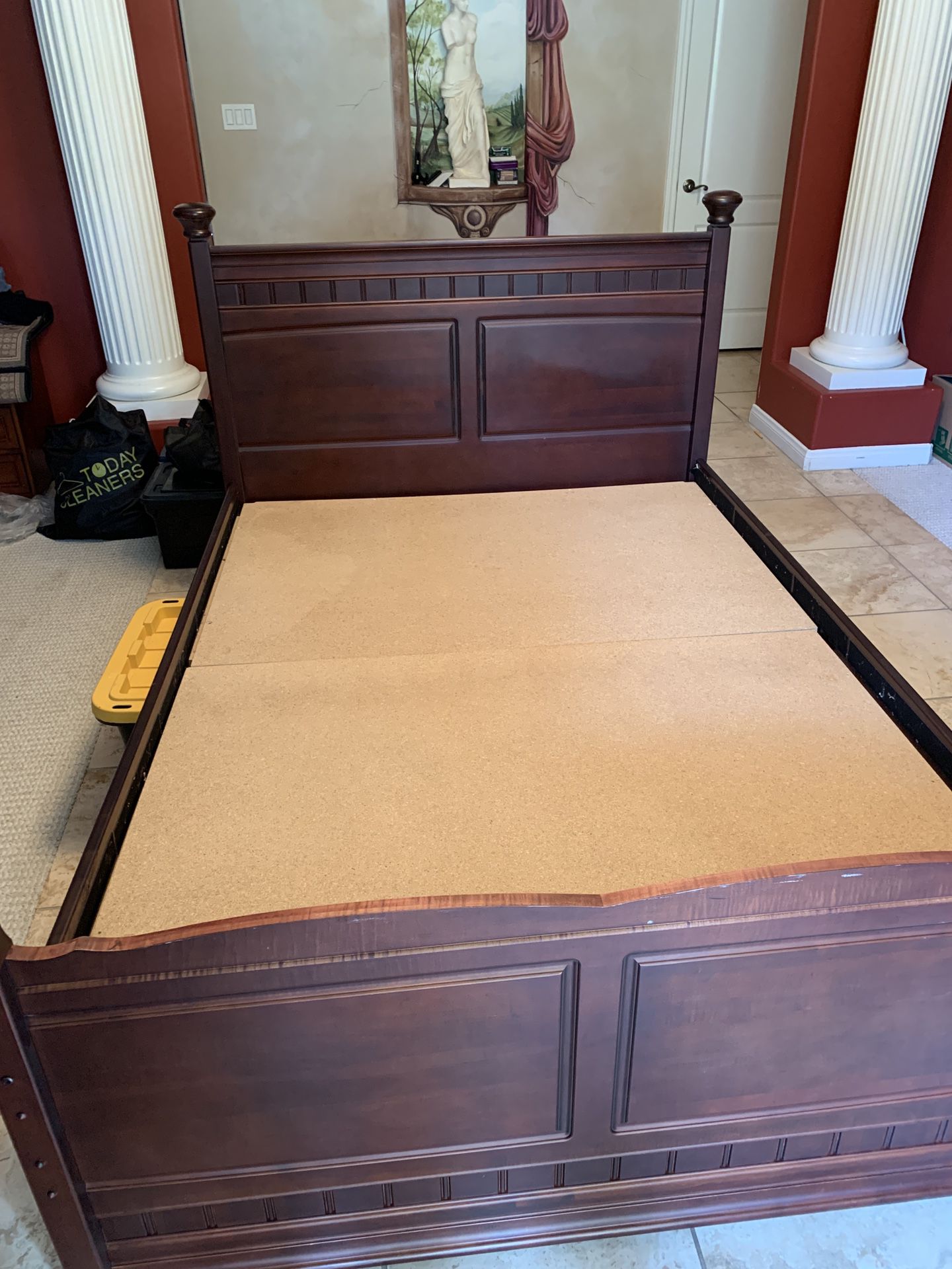 FULL Bed frame with TWIN trundle