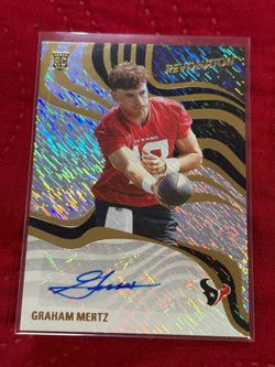 Graham Mertz Autograph Card.