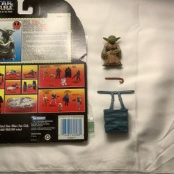 Star Wars Power of The Force Jedi Master YODA Complete Action Figure ESB Kenner