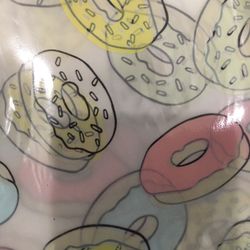 Donut Bathroom Shower Curtain Set