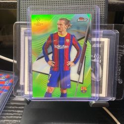 2020-21 Topps Finest UEFA Green Refractor ANTOINE GRIEZMANN /99