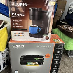 Keurig And Epson Printer.