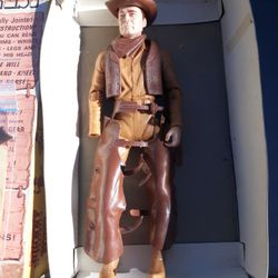 Old Johnny West Toy With Utensils