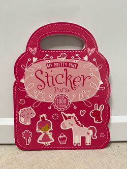Girls Sticker Book - Pink