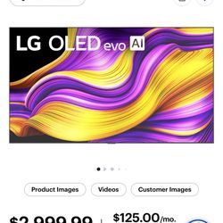 LG G5 83 Inch One Years Manufacturer Warranty 