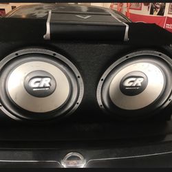 12”s Gravity Subwoofers & Amp