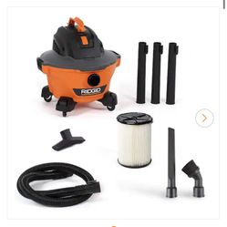 RIDGID 6 Gal. 3.5 Peak HP NXT Shop Vacuum HD0600 Wet Dry Vac