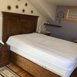 Wood Bed Frame And Mattress 