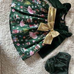 Bonnie Baby Christmas Dress