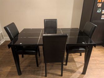 Black Dinette Set for Sale