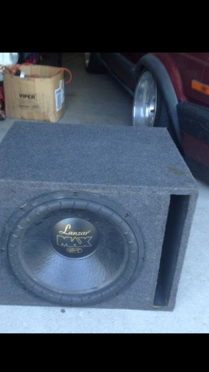 Lanzar Max St 15" Subwoofer