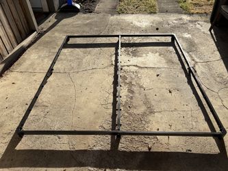 black low profile king frame - all hardware included.