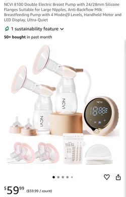 Electric double breast pump