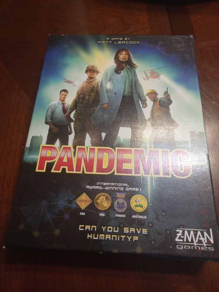 Pandemic Board Game. 