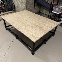 Bernhardt Cordova Stone Top Coffee Table 