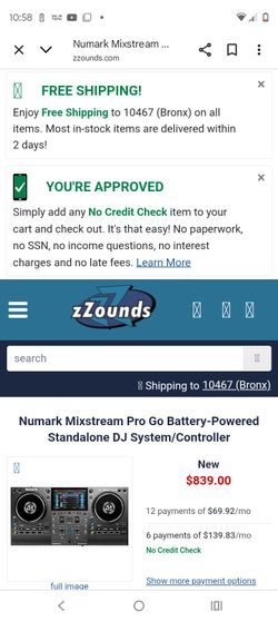Numark Mix stream Pro Go
