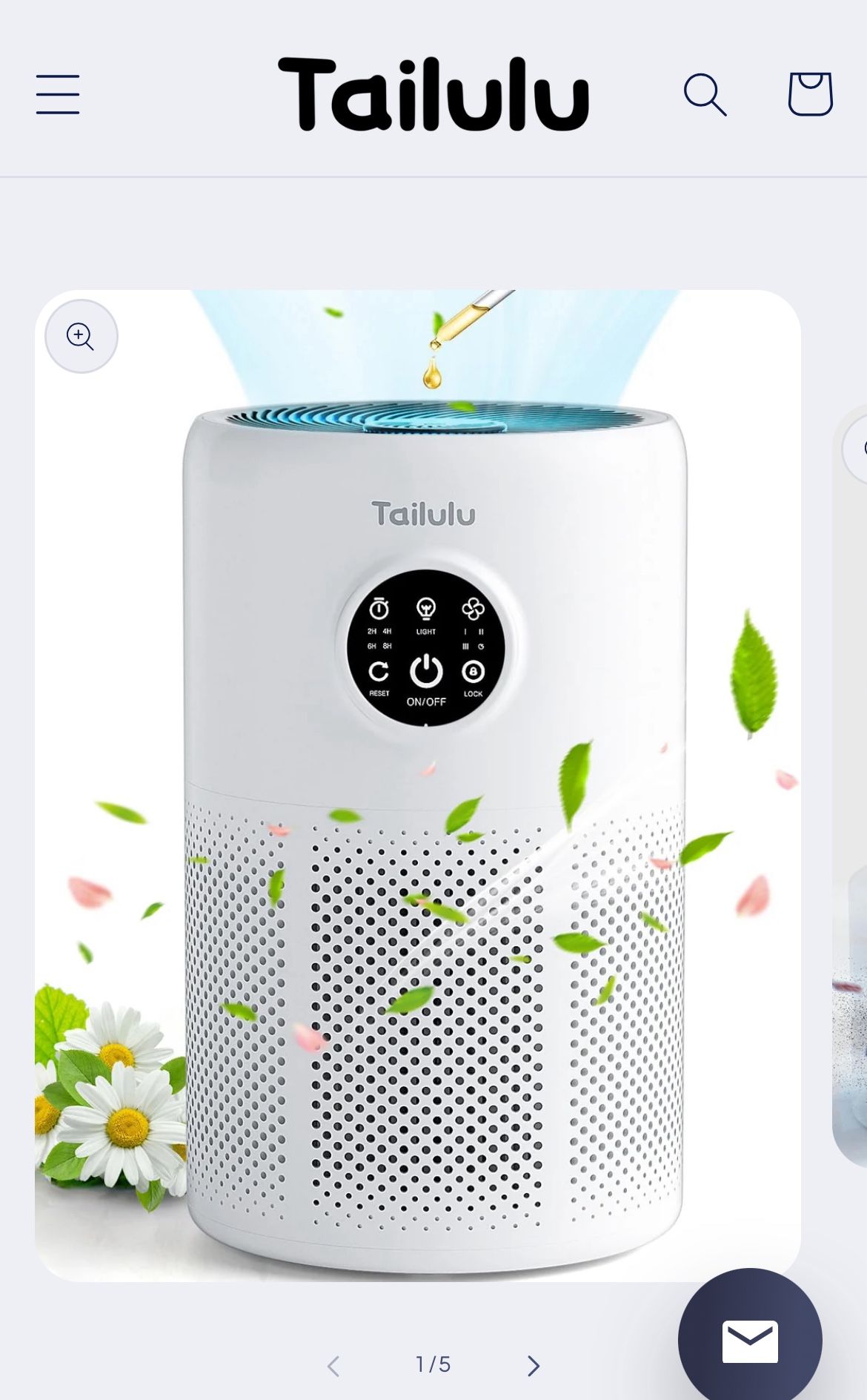 Air Purifier For Large Room Pet Dander, Odor, Smoke, Dust, Pollen