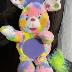 Popples  Plush Rainbow  Pixie Doodle Stuffed animal toy