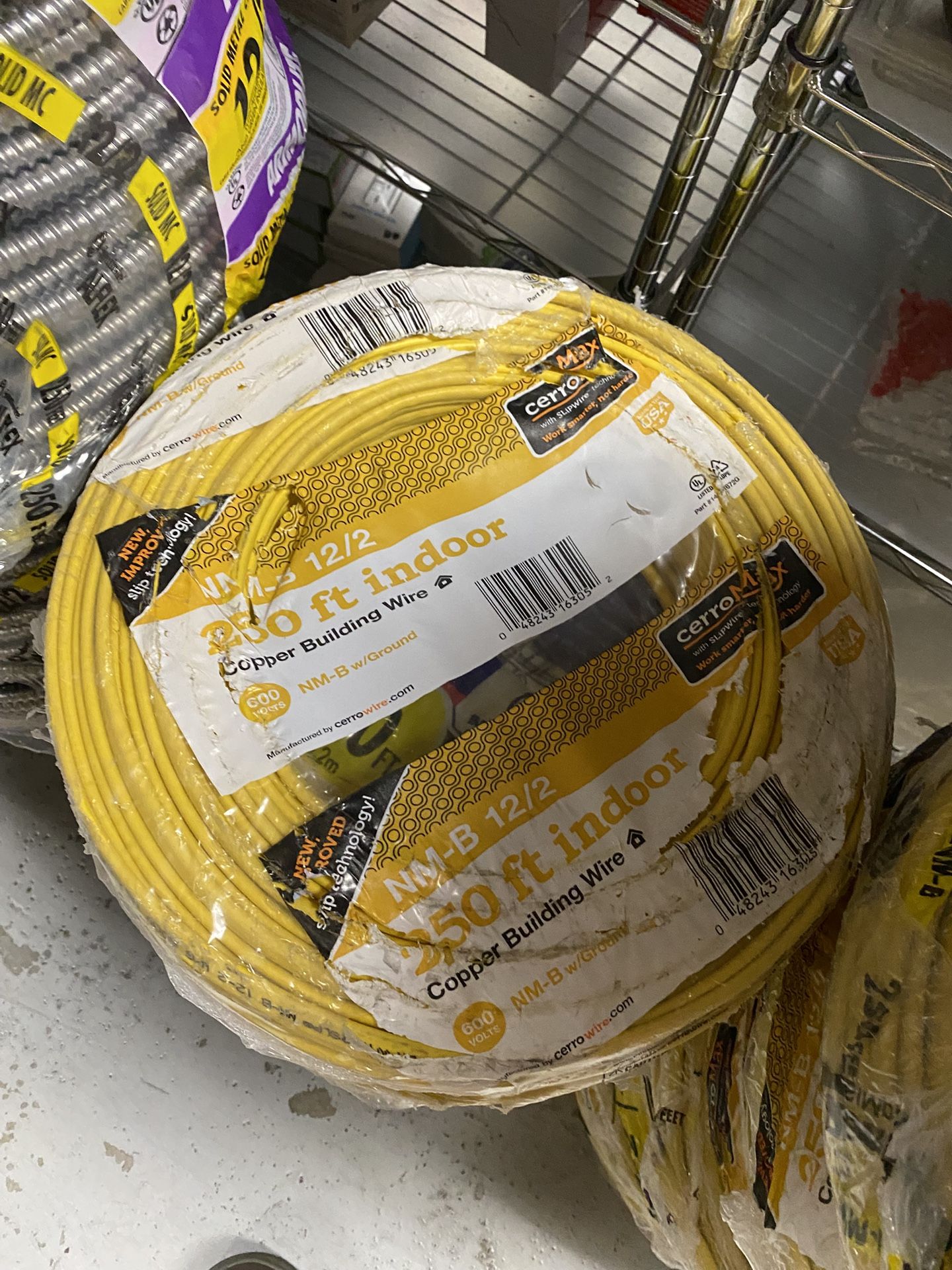 12/2 250ft Indoor Wire Romex
