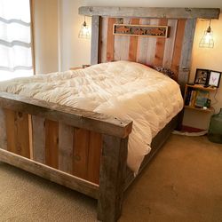 Queens Size Rustic Bed Frame