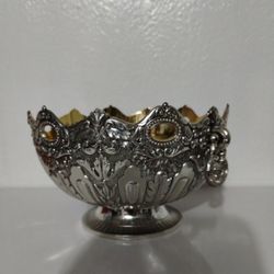 VINTAGE SILVER PLATE BOWL 5"×3" - Z1000
