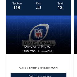 Seahawks Divisional Playoff Tickets vs 49ers (4)
