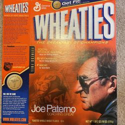 Wheaties Box 2004 With Joe Paterno