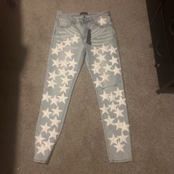 Amiri Pants Size 32 Light Blue 