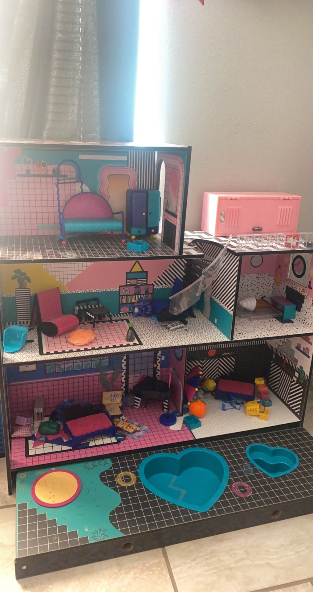 house with furniture