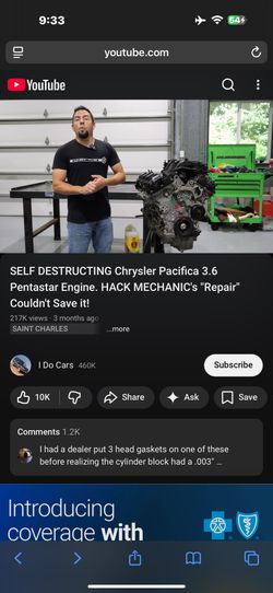 Your Pacifica Hybrid Got A Blown Engine?