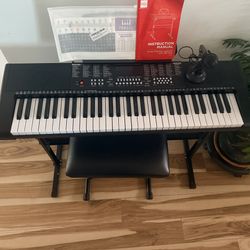 61-Key Electronic Keyboard With USB Inputs