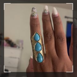 Gold Plate Ring Designer  Jewerly 