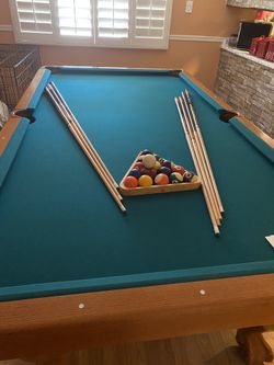 NFL THEMED STEELERS POOL TABLE! INCLUDES STICKS AND BALLS ALL LICENSED !!  for Sale in Tempe, AZ - OfferUp