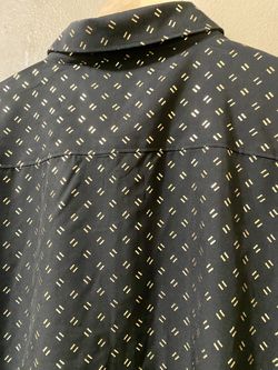 rose gold dresses for wedding Black Gold Foil Velvet Sheer Shirt XXL / Black / COTTON/VISCOSE