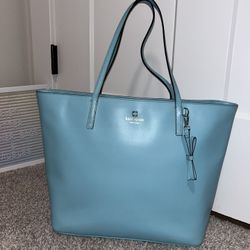Kate Spade Blue Sawyer Street Maxi Tote