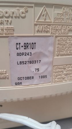 Panasonic ct-9r10t