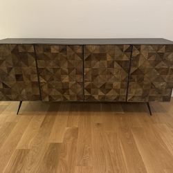 Wooden Media Console