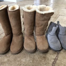 Lot of 3 Authentic UGG Women’s Boots