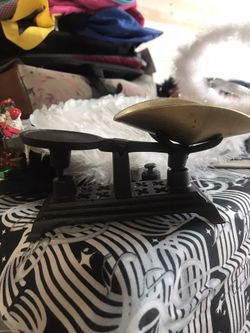 Bascula antigua — weighing machine anti