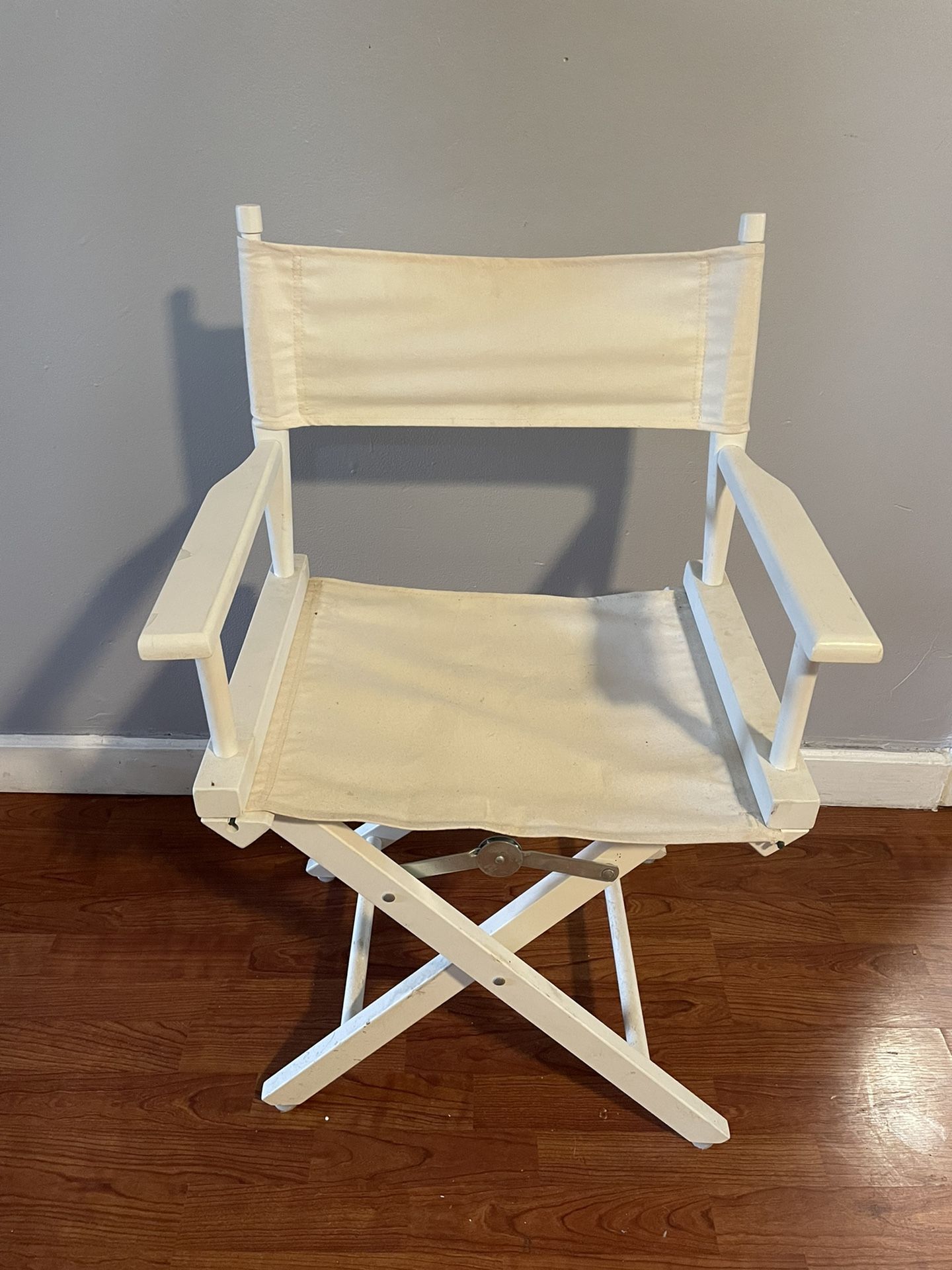 Directors Chair Contemporary White 