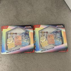 2x EMPTY POKÉMON TCG PRISMATIC EVOLUTIONS POSTER COLLECTION