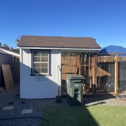 Large Chicken Coop With Large Chicken Run Extension