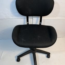 Black Padded Office Chair 