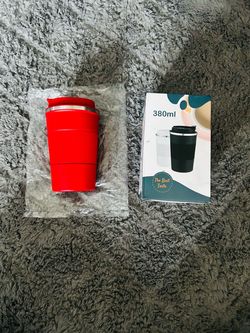 380ml Travel Coffee Tumbler Red